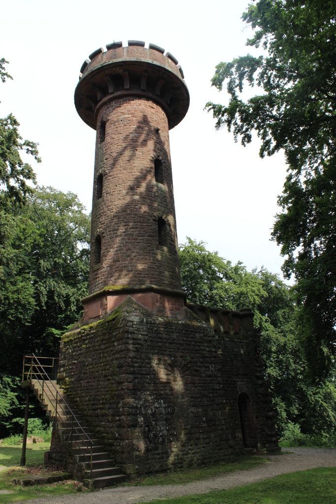 The actual tower, which, clearly, has been restored.